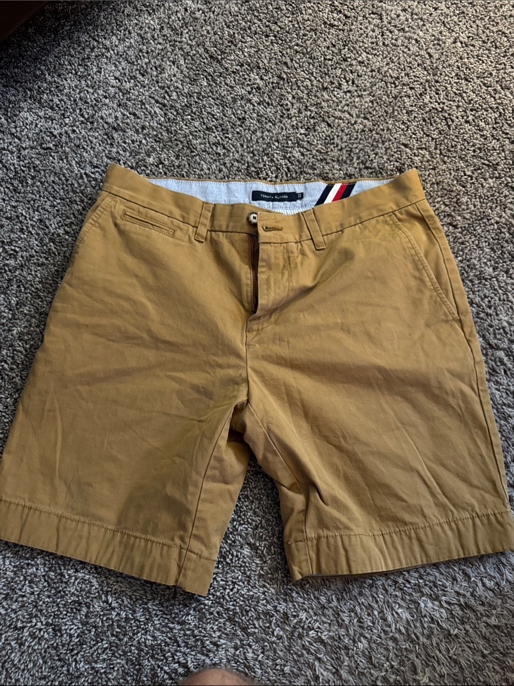 Tommy Hilfiger Men's Chino Shorts in Mustard